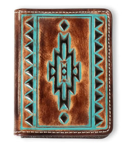 Load image into Gallery viewer, Ariat Aztec Wallet ~ Bi-Fold - Henderson&#39;s Western Store