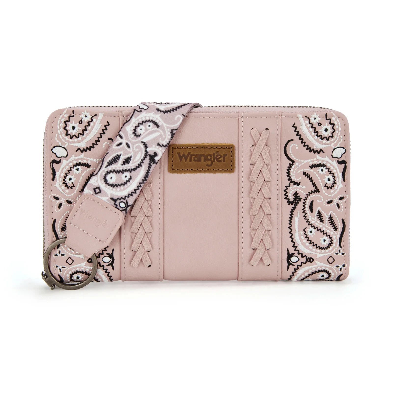 Wrangler Bandana Paisley Print Wallet -Pink - Henderson's Western Store
