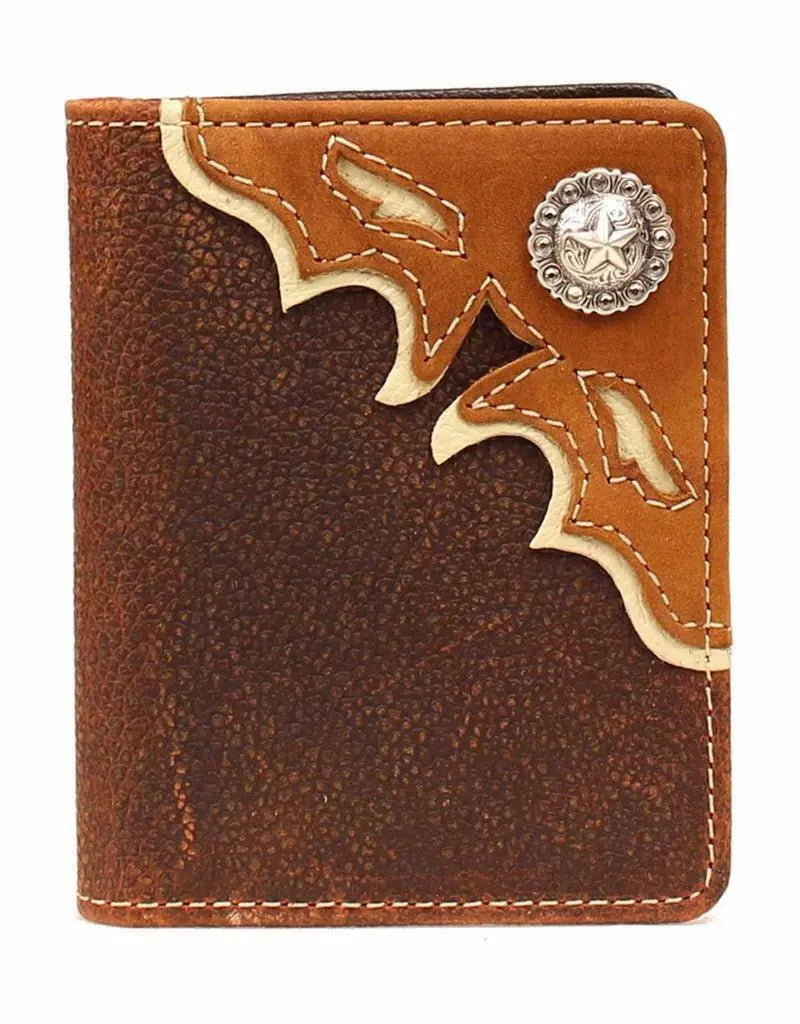 Overlay Star Concho Bifold Wallet - Henderson's Western Store