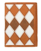 Leather Patchwork Wallet ~ Tri-Fold - Henderson's Western Store