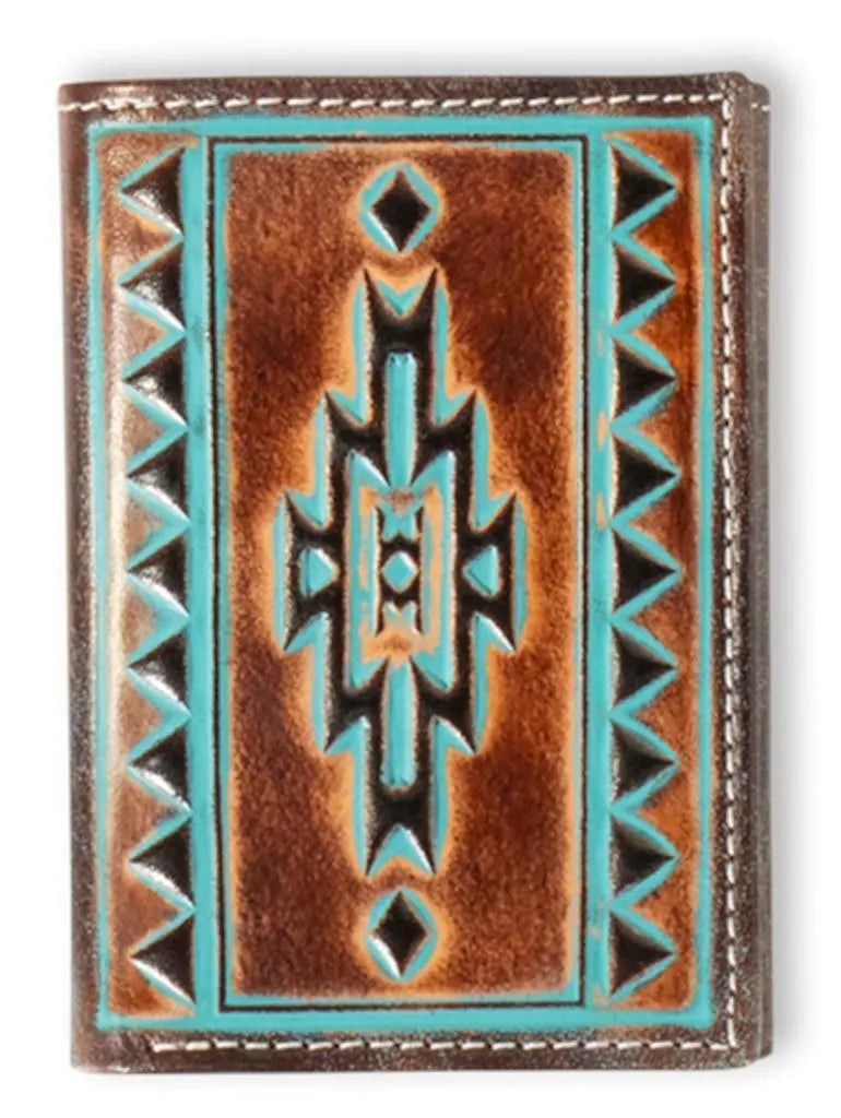 Ariat Aztec Wallet ~ Tri-Fold - Henderson's Western Store