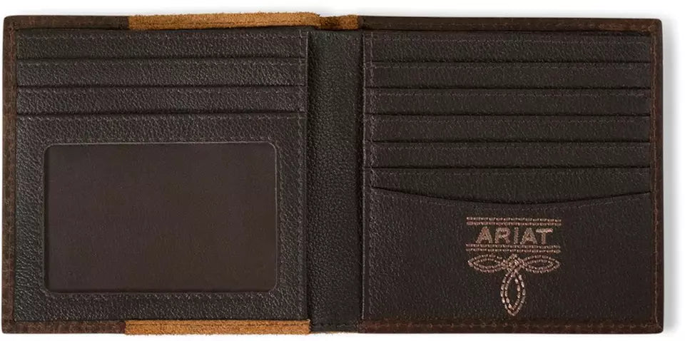 Ariat Roughout Wallet ~ Bi-Fold - Henderson's Western Store