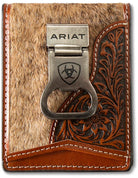 Ariat Money Clip ~ Tooled Hair-On - Henderson's Western Store