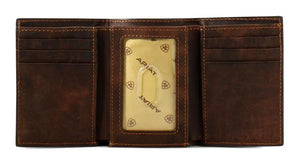 Load image into Gallery viewer, Ariat Canvas Wallet ~ Tri-Fold - Henderson&#39;s Western Store