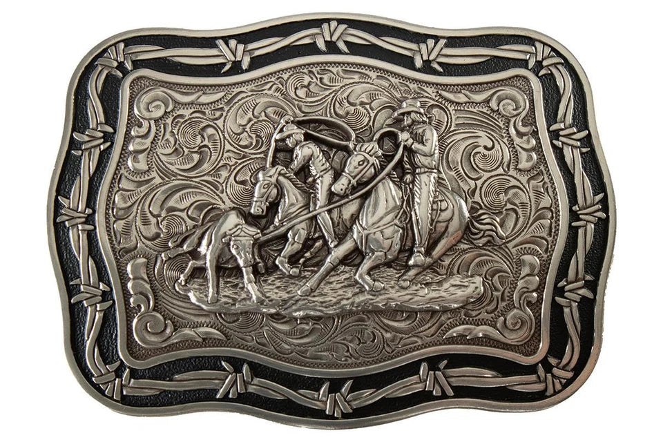 Team Roper Belt Buckle - Henderson's Western Store