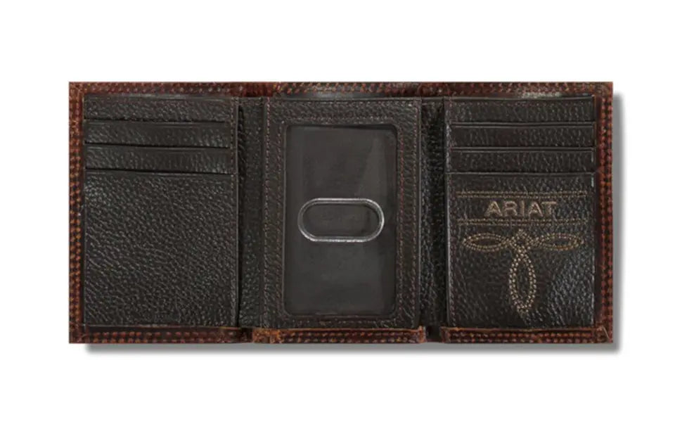 Ariat Shield Rodeo Wallet ~ Tri-Fold - Henderson's Western Store