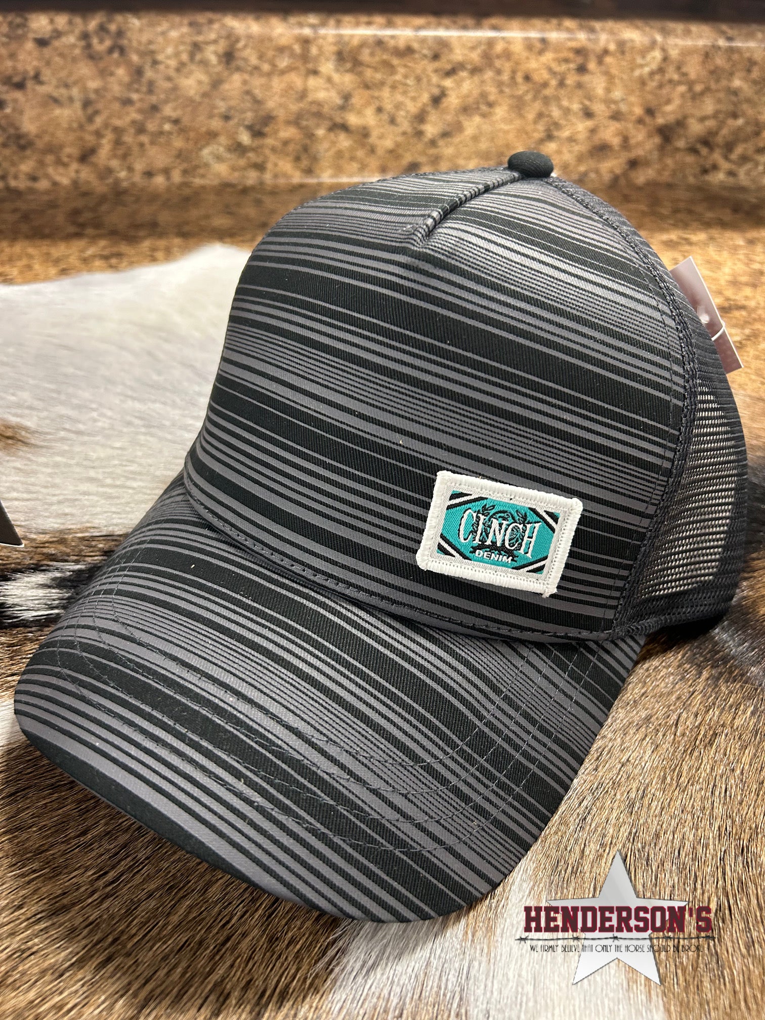 Cinch Ladies Trucker Hat ~ Black - Henderson's Western Store