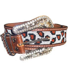 Angel Ranch Belt ~ Bead Inlay - Henderson's Western Store