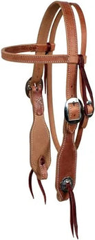 Heavy Leather Browband Headstall - Henderson's Western Store