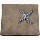 Twisted X Distressed Bifold Wallet ~ Cream - Henderson's Western Store