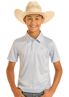 Boy's Blue Polo by Panhandle Slim - Henderson's Western Store