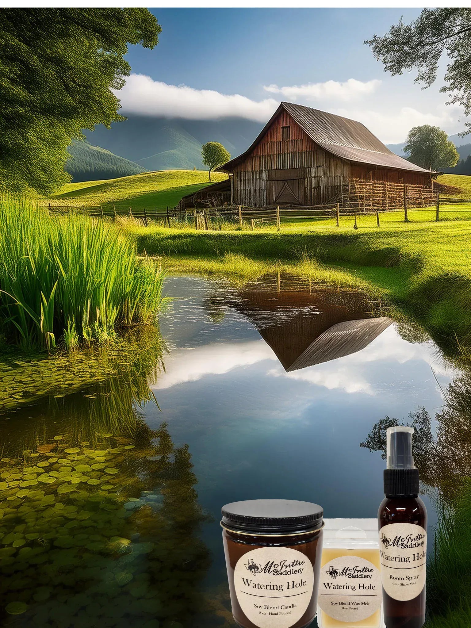 McIntire Saddlery Candles ~ Watering Hole - Henderson's Western Store