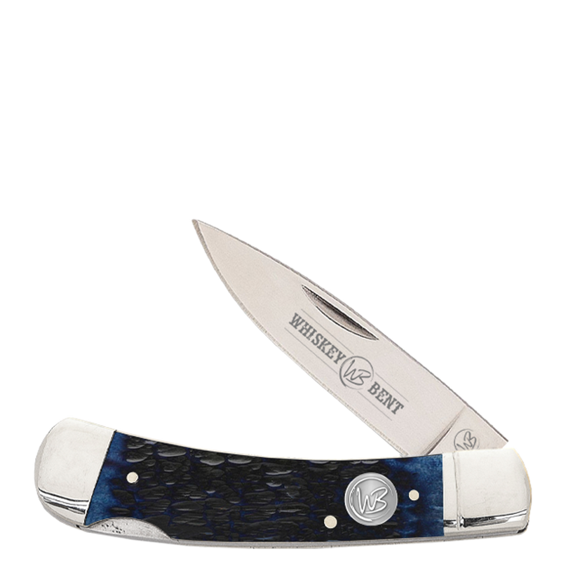 Whiskey Bent Knife ~ Lock Blade ~ Blueberry - Henderson's Western Store