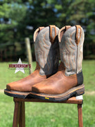 Smoke Grey Hazel Bay Cowhide ~ Waterproof Comp Toe - Henderson's Western Store