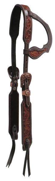 Argentina Leather Single Ear ~ Chocolate - Henderson's Western Store