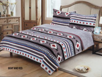 Flannel Borrego Comforter Set - Henderson's Western Store