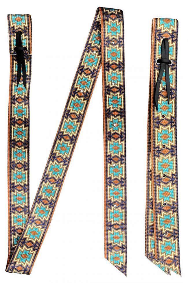 Nylon Tie Strap & Billet Set ~ Aztec - Henderson's Western Store