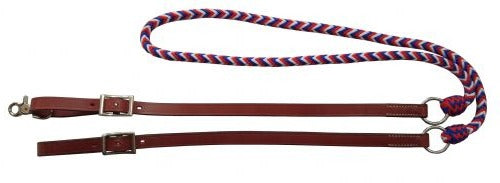 Nylon & Leather Contest Reins - Henderson's Western Store