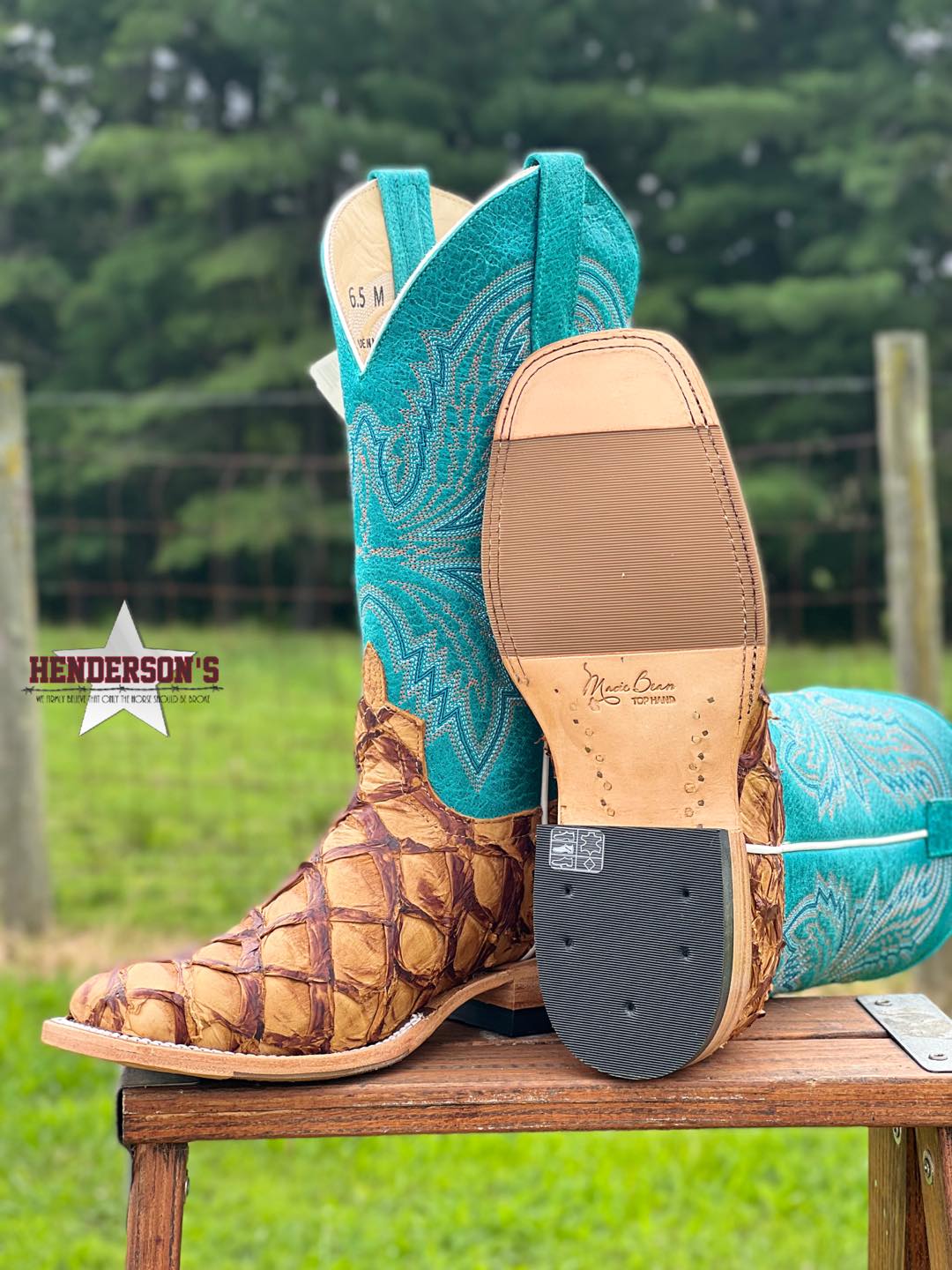 Antique Bass Boots by Macie Bean - Henderson's Western Store