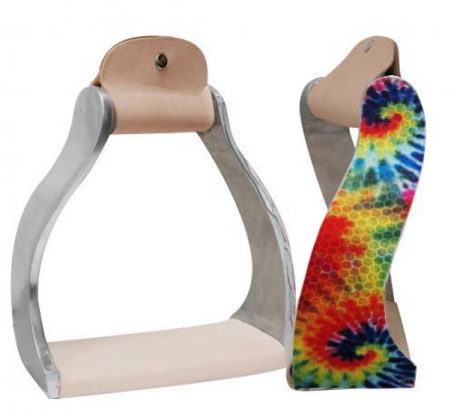 Aluminum Stirrup ~ Tie-Dye - Henderson's Western Store