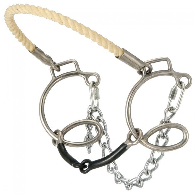 Sweet Iron Snaffle w/Rope Nose - Henderson's Western Store
