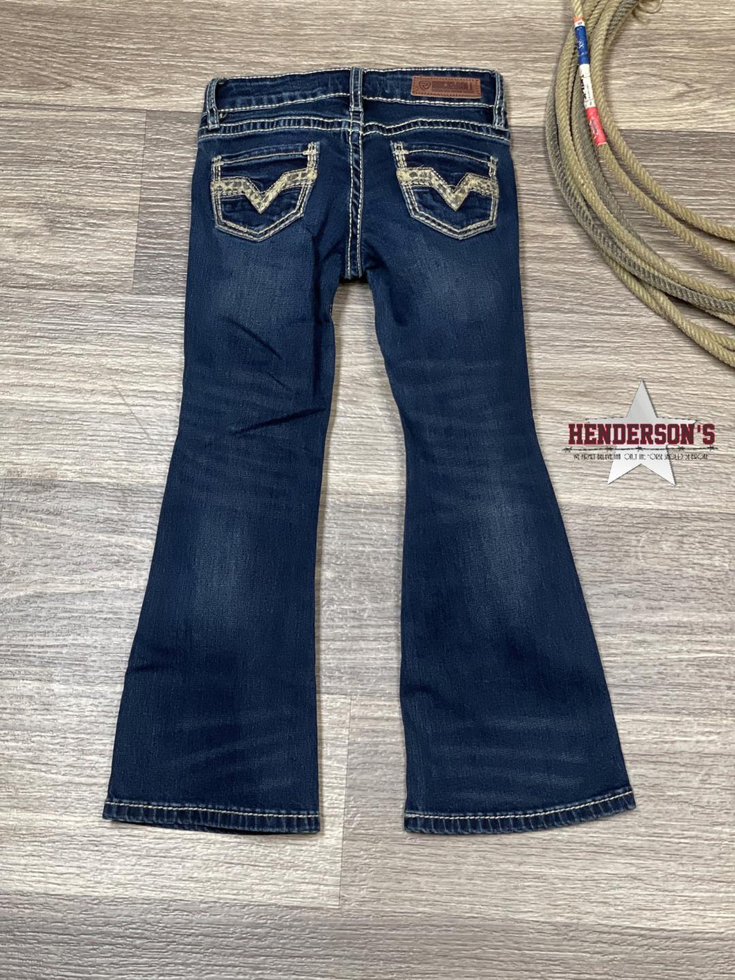 Cheetah Applique Embroidered Jeans - Henderson's Western Store