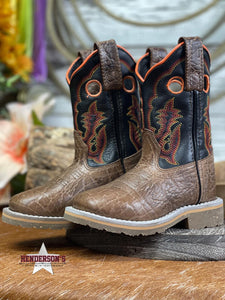 Load image into Gallery viewer, Rye Square Toe Boots by Dan Post - Henderson&#39;s Western Store
