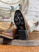 Rumi Rainbow Hair On Boots by Dan Post - Henderson's Western Store