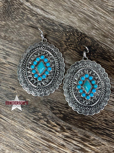 Load image into Gallery viewer, Western Chunky Pendant Earrings - Henderson&#39;s Western Store