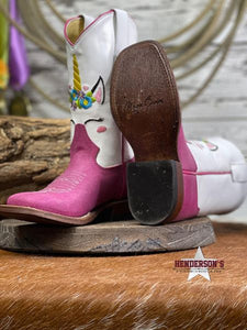Load image into Gallery viewer, Girl&#39;s Unicorn Boots - Henderson&#39;s Western Store