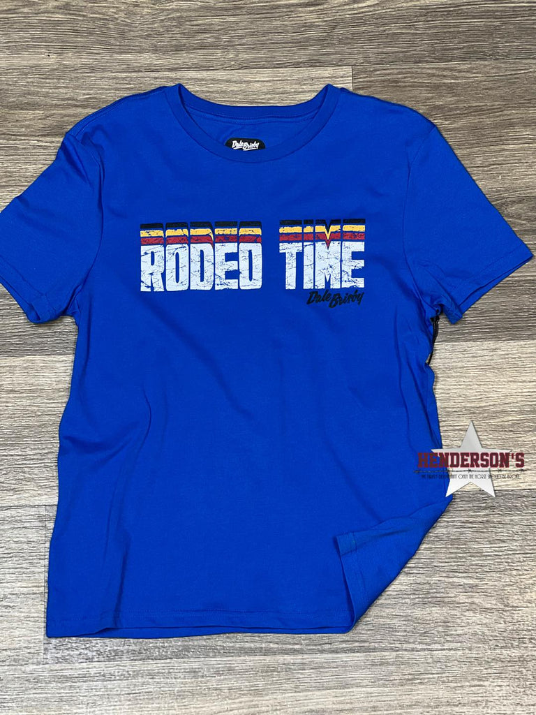 Dale Brisby Rodeo Time Tee Blue - Henderson's Western Store
