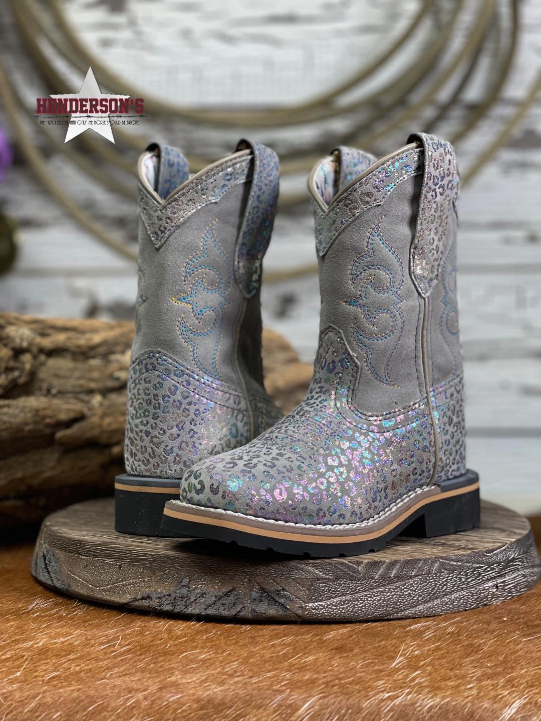 Shiva Leopard Boots by Dan Post - Henderson's Western Store