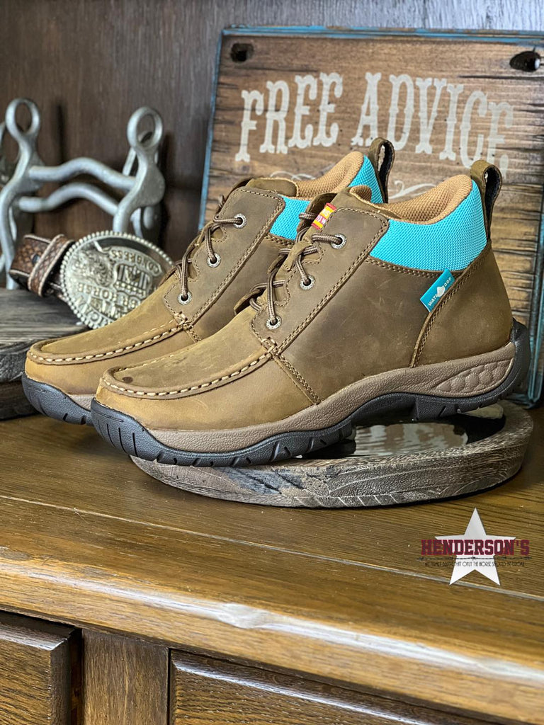 All Around Work Boots by Twisted X ~ Turquoise - Henderson's Western Store