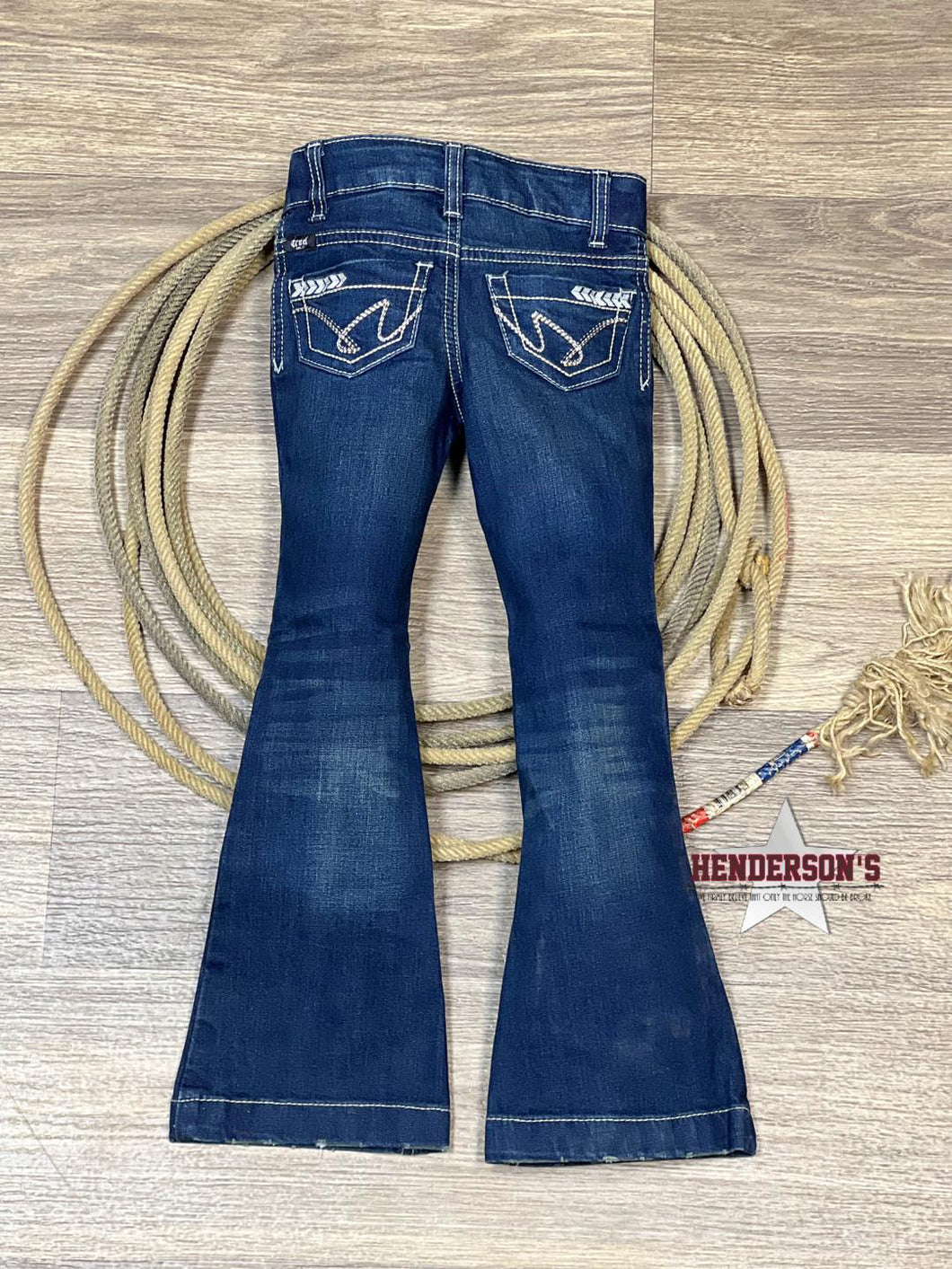 Girl's Violet Trouser Jeans ~ Indigo - Henderson's Western Store