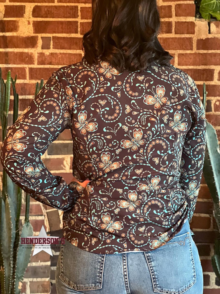 RHC Easy Care Paisley ~ Turquoise - Henderson's Western Store