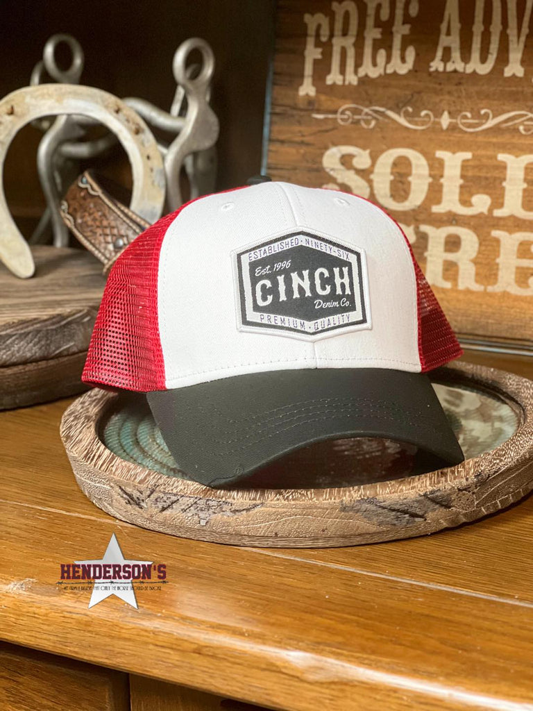 Cinch Trucker Cap ~ Red - Henderson's Western Store