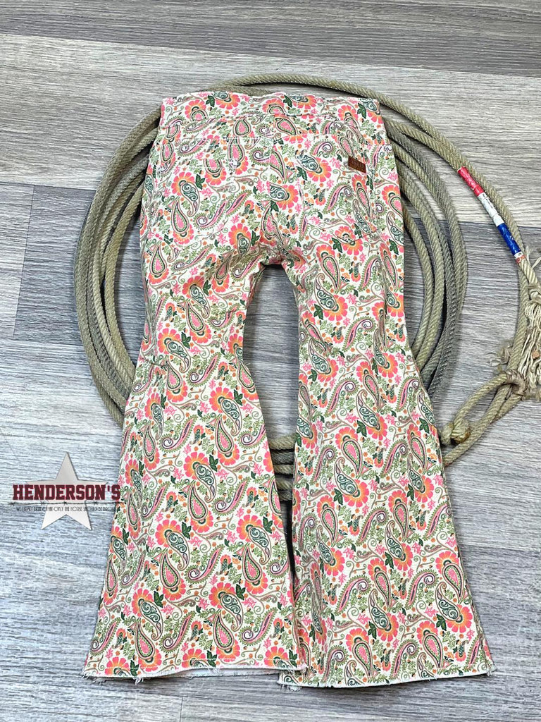 Girl's Paisley Bell Bottoms by Rock & Roll - Henderson's Western Store