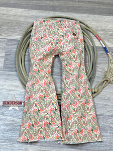 Load image into Gallery viewer, Girl&#39;s Paisley Bell Bottoms by Rock &amp; Roll - Henderson&#39;s Western Store