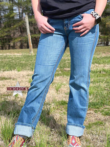 Load image into Gallery viewer, Shannon Slim Fit Jeans by Cruel Girl ~ Medium Wash - Henderson&#39;s Western Store