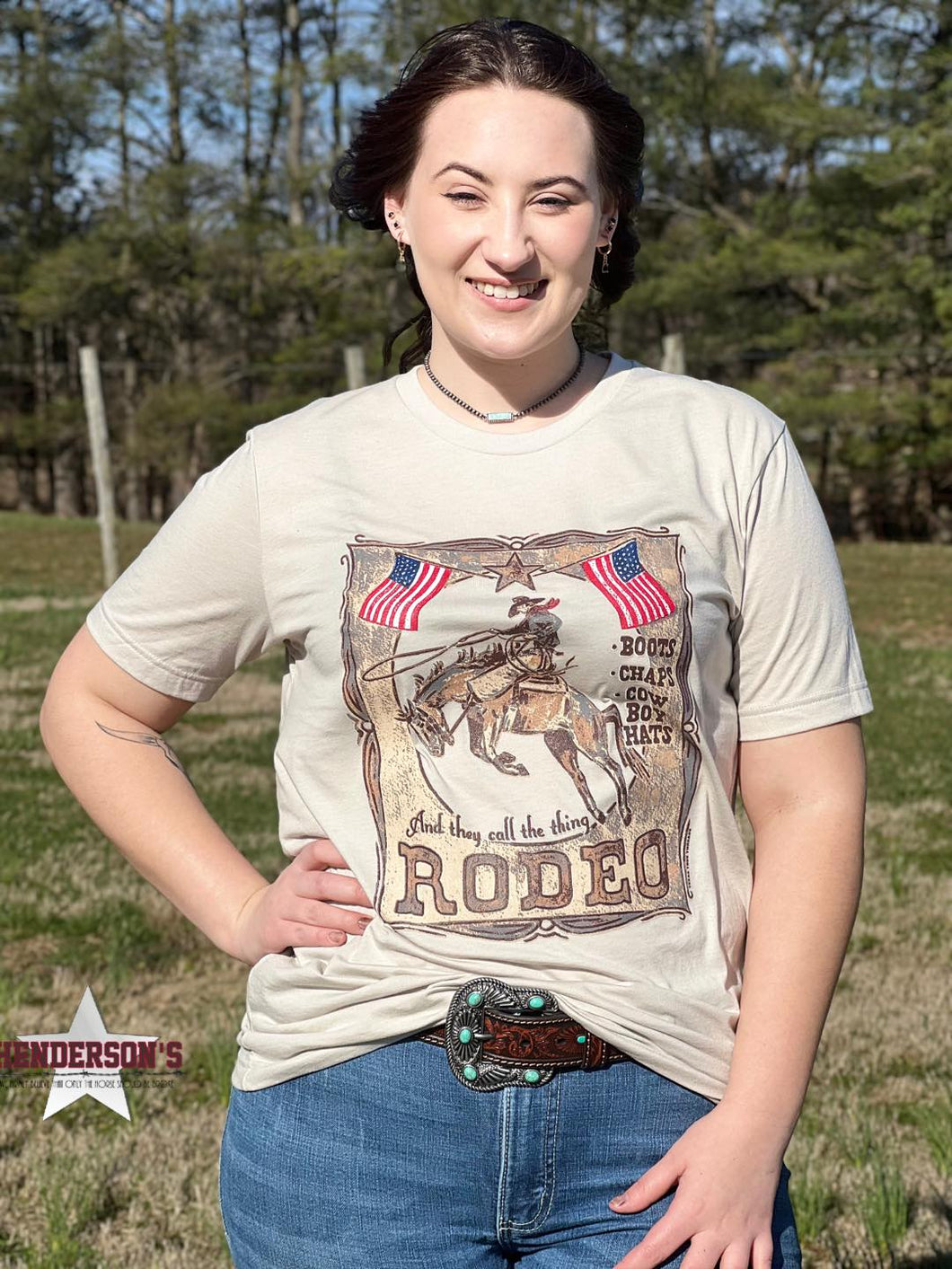 They Call The Thing Rodeo Tee - Henderson's Western Store