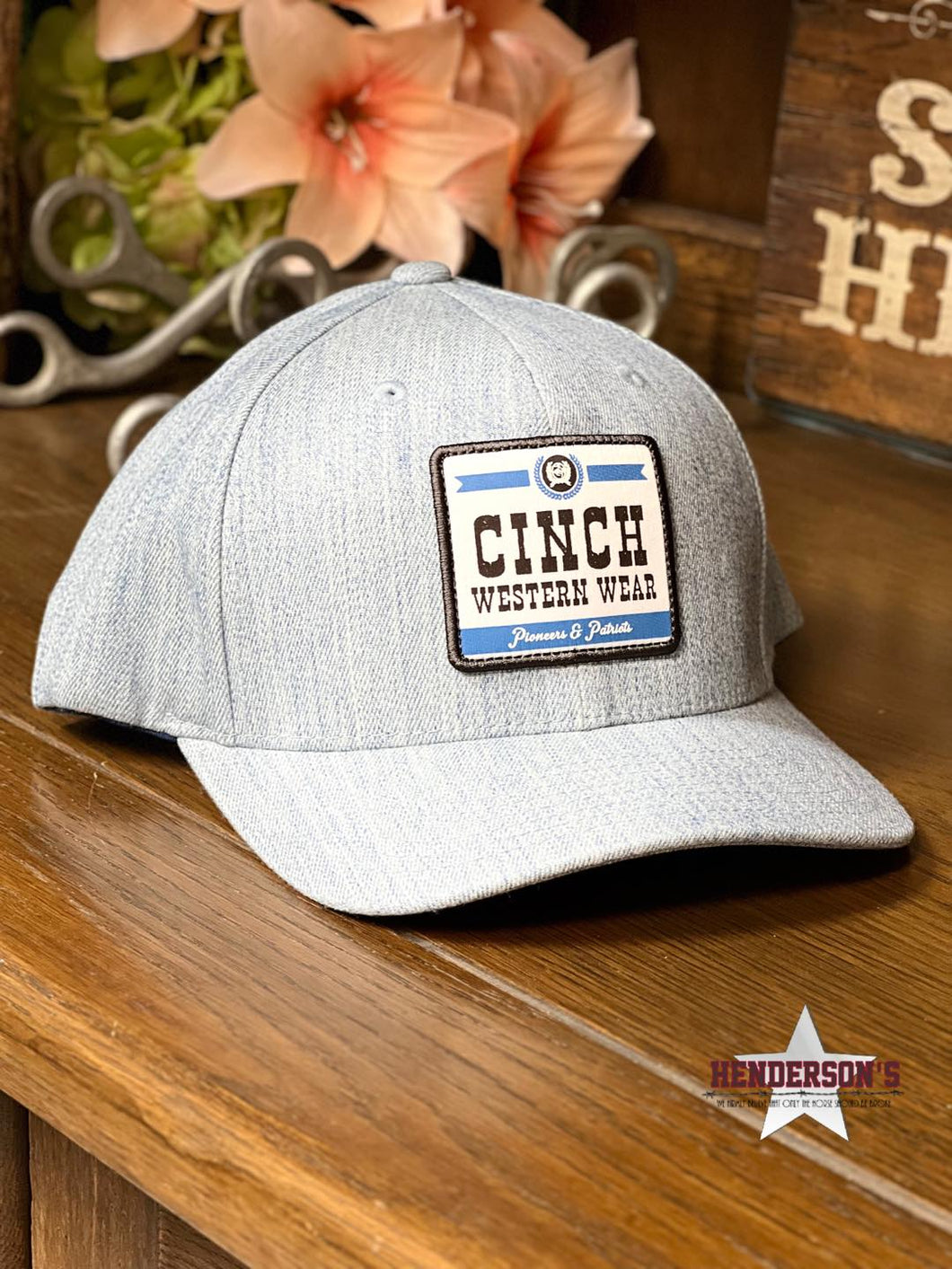 Cinch Flex Fit Ball Cap ~ Denim | Henderson's Western Store