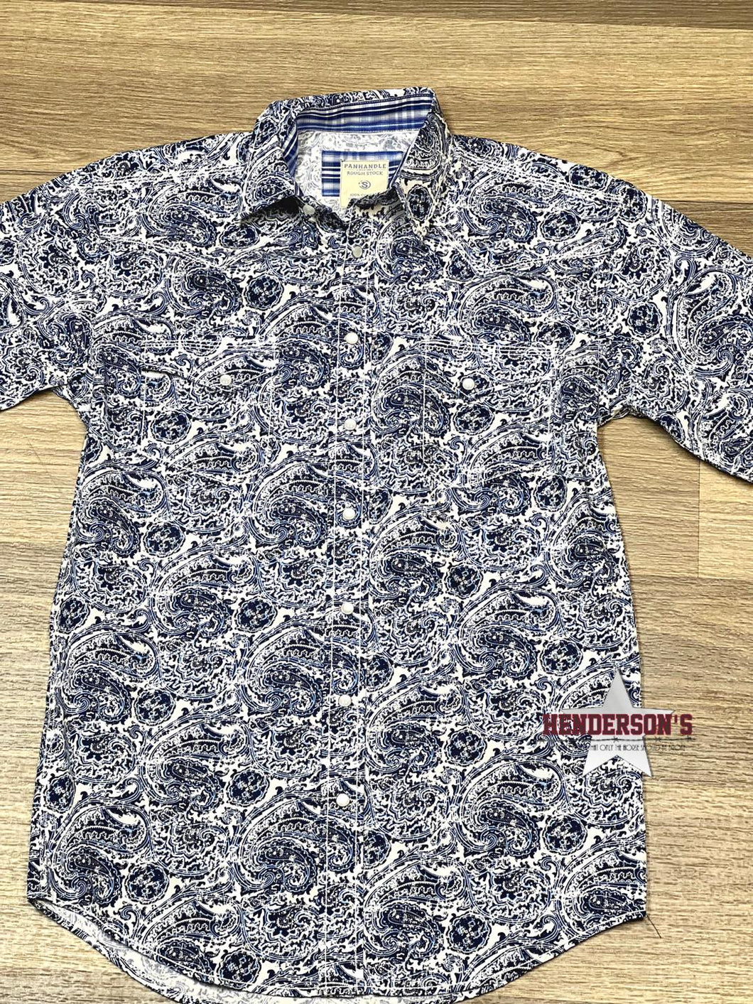 Rough Stock For Him ~ Blue Paisley Print - Henderson's Western Store