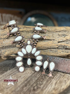 Load image into Gallery viewer, Southwest Squash Blossom Necklace Set - Henderson&#39;s Western Store