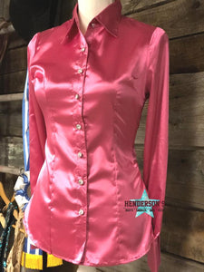 Load image into Gallery viewer, Silk Winning Show Shirt ~ Pink - Henderson&#39;s Western Store