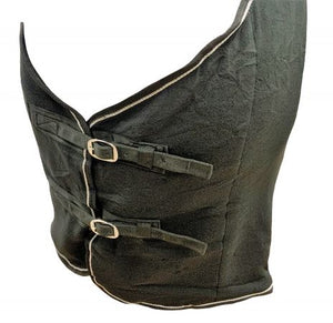 Load image into Gallery viewer, Contoured Black Fleece Horse Cooler - Henderson&#39;s Western Store