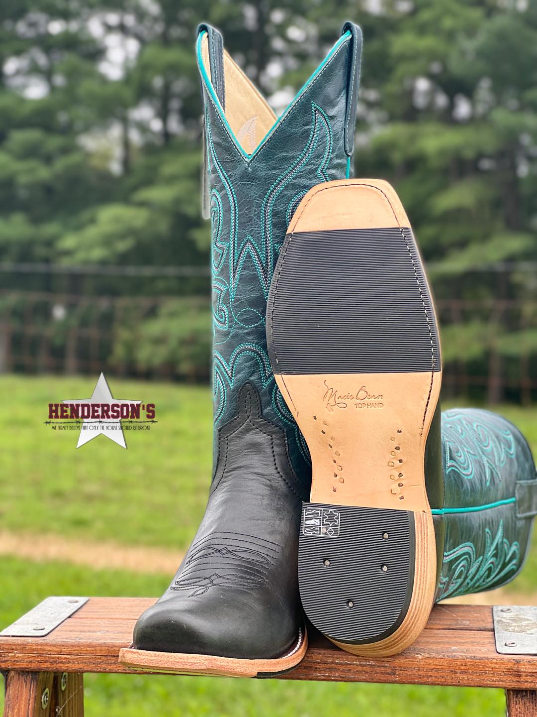 Black Pull Up Boots by Macie Bean - Henderson's Western Store