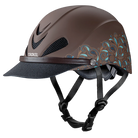 Dakota Troxel Helmet ~ Turquoise Paisley - Henderson's Western Store