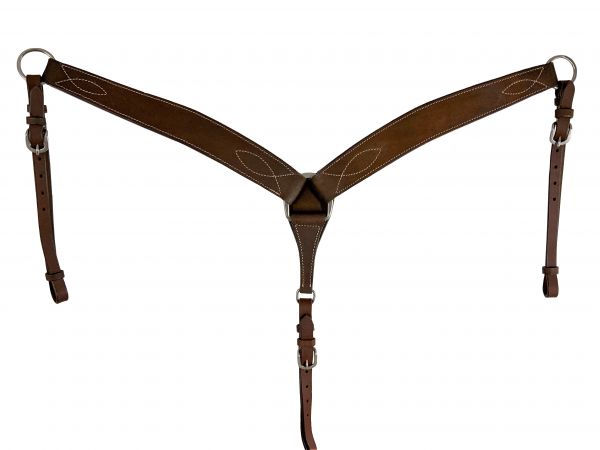 Argentina Cow Leather Breast Collar - Henderson's Western Store