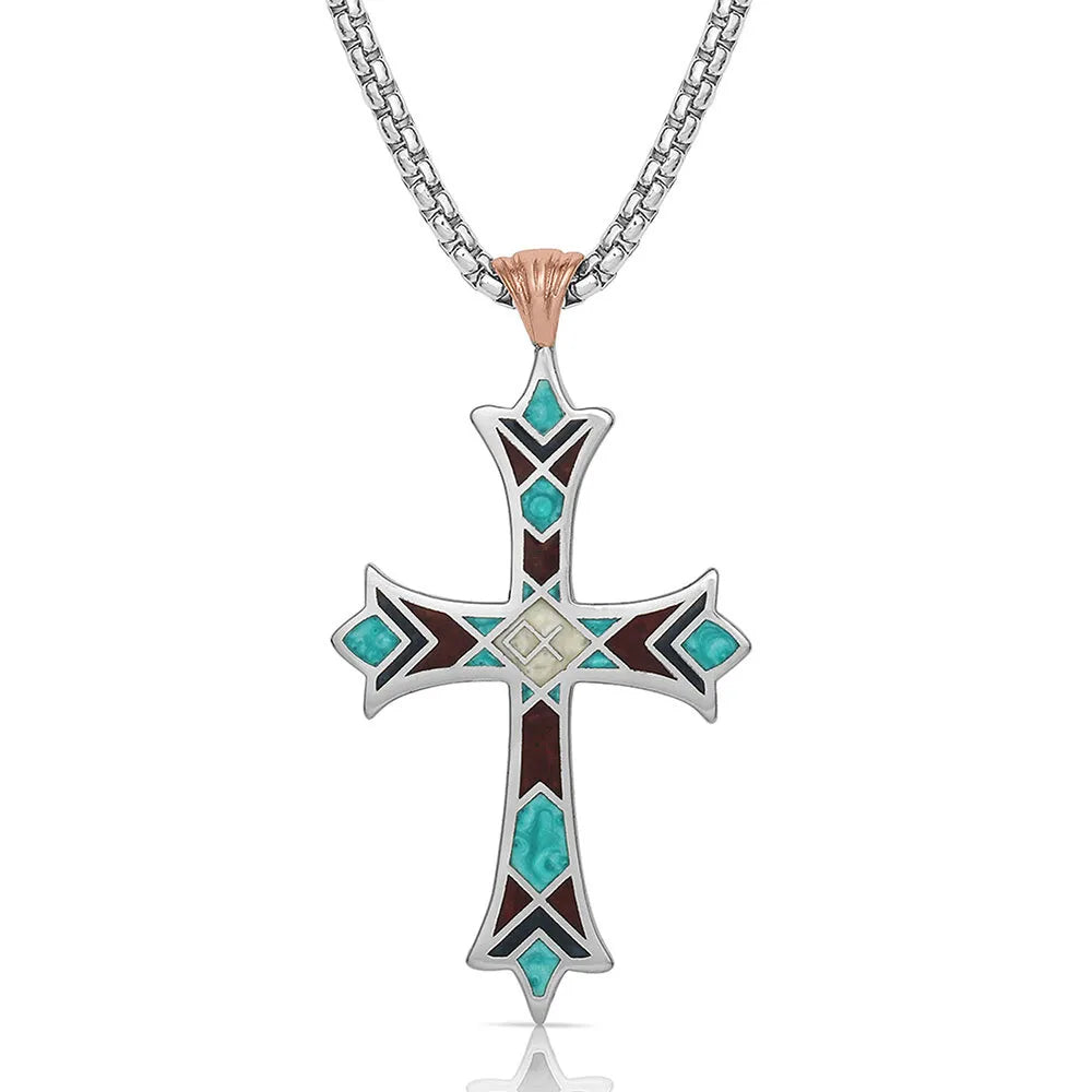 Embracing Faith Cross Necklace - Henderson's Western Store