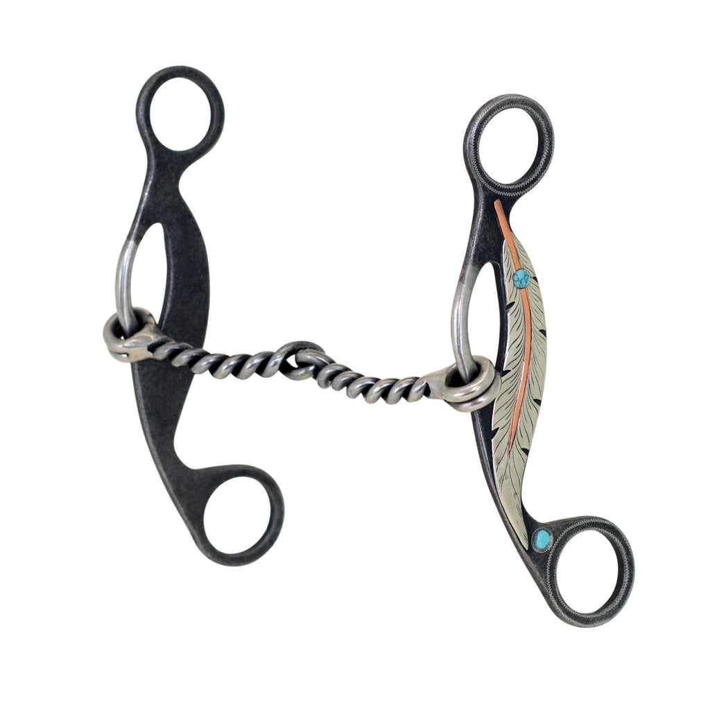 Feather Twisted Snaffle Gag - Henderson's Western Store